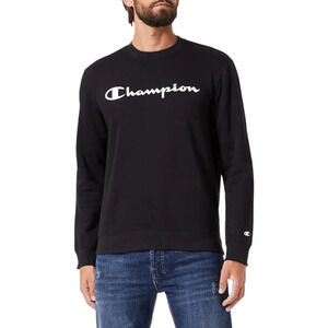 CHAMPION MENS CREW NECK LINEAR LOGO SWEATSHIRT‎ SIZE LARGE